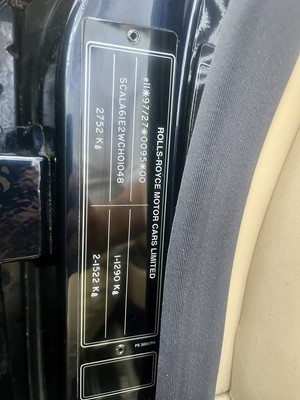 Lot 27 - 1998 Rolls-Royce Silver Seraph