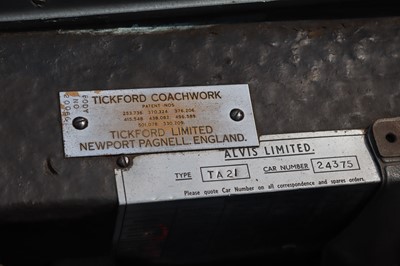 Lot 60 - 1951 Alvis TA21 Drophead Coupe