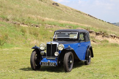 Lot 248 - 1935 MG NB Magnette 'Supercharged' Faux Cabriolet