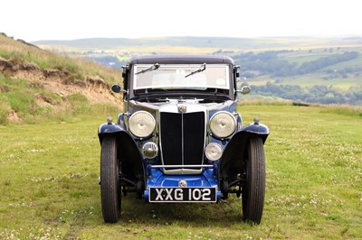 Lot 248 - 1935 MG NB Magnette 'Supercharged' Faux Cabriolet