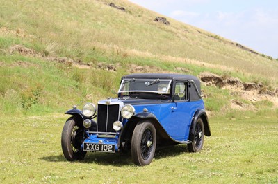 Lot 248 - 1935 MG NB Magnette 'Supercharged' Faux Cabriolet
