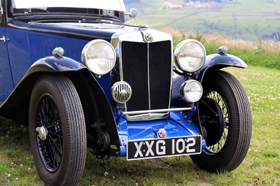 Lot 248 - 1935 MG NB Magnette 'Supercharged' Faux Cabriolet