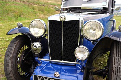 Lot 248 - 1935 MG NB Magnette 'Supercharged' Faux Cabriolet