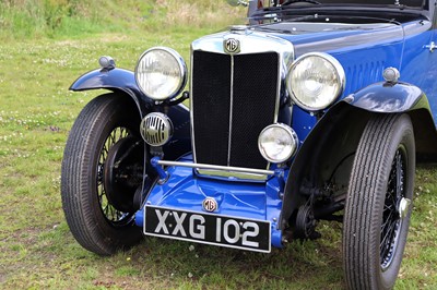Lot 248 - 1935 MG NB Magnette 'Supercharged' Faux Cabriolet