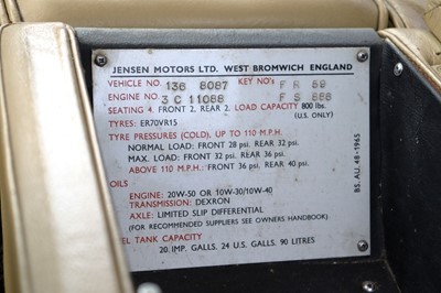Lot 239 - 1973 Jensen Interceptor III
