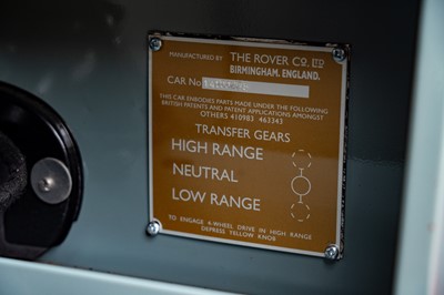 Lot 253 - 1960 Land Rover Series II 88”