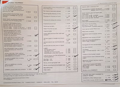 Lot 71 - 1971 Land Rover Series IIA 'Searle Carawagon'