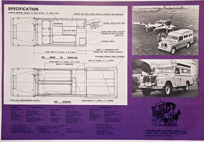 Lot 71 - 1971 Land Rover Series IIA 'Searle Carawagon'