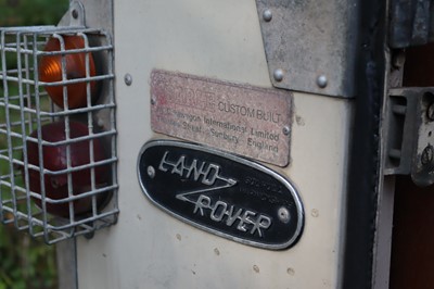 Lot 80 - 1971 Land Rover Series IIA 'Searle Carawagon'
