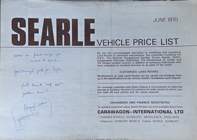 Lot 80 - 1971 Land Rover Series IIA 'Searle Carawagon'