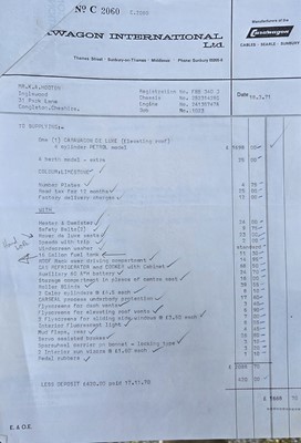 Lot 80 - 1971 Land Rover Series IIA 'Searle Carawagon'