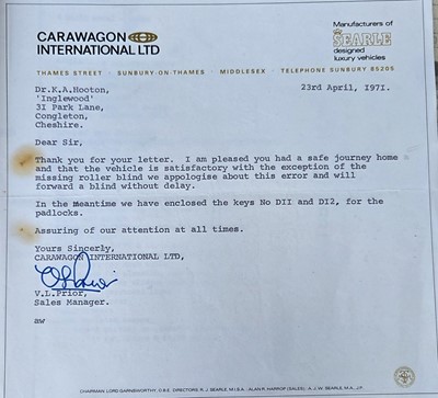 Lot 80 - 1971 Land Rover Series IIA 'Searle Carawagon'