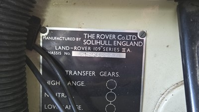 Lot 80 - 1971 Land Rover Series IIA 'Searle Carawagon'