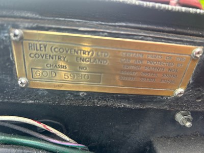 Lot 170 - 1950 Riley RMD Drophead Coupe