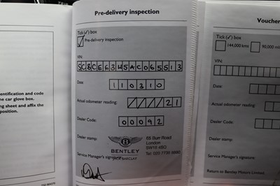 Lot 62 - 2010 Bentley Continental GT Mulliner