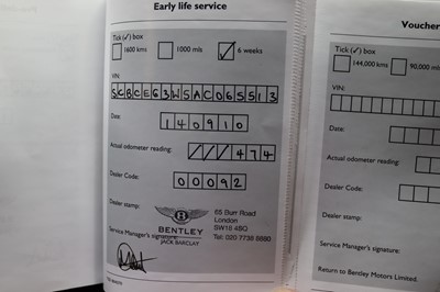 Lot 62 - 2010 Bentley Continental GT Mulliner