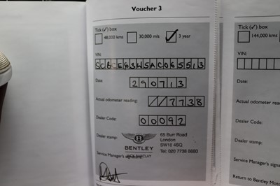 Lot 62 - 2010 Bentley Continental GT Mulliner