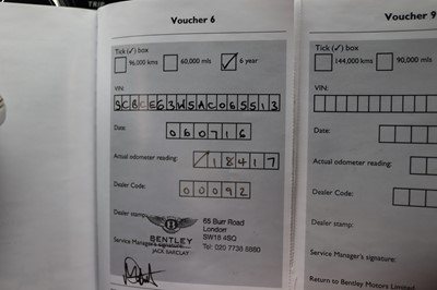 Lot 62 - 2010 Bentley Continental GT Mulliner