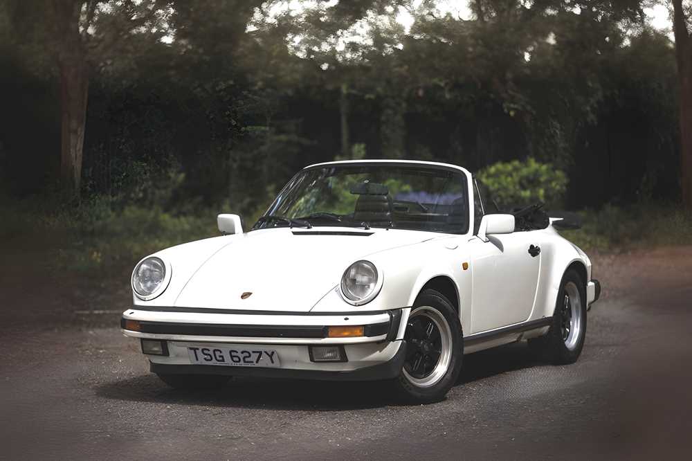 Lot 207 - 1983 Porsche 911 SC Cabriolet