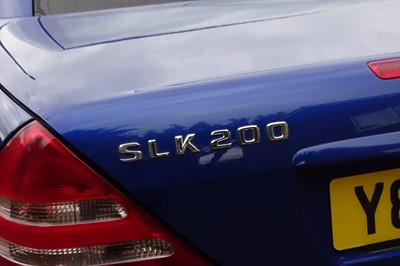 Lot 93 - 2001 Mercedes-Benz SLK 200 Kompressor