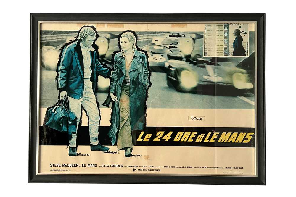 Lot 102 - Steve McQueen in Le Mans original 1971 poster