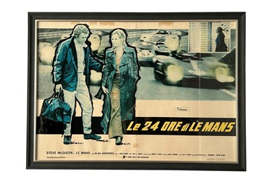 Lot 102 - Steve McQueen in Le Mans original 1971 poster