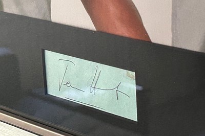 Lot 124 - James Hunt Autograph Presentation (1947 - 1993)