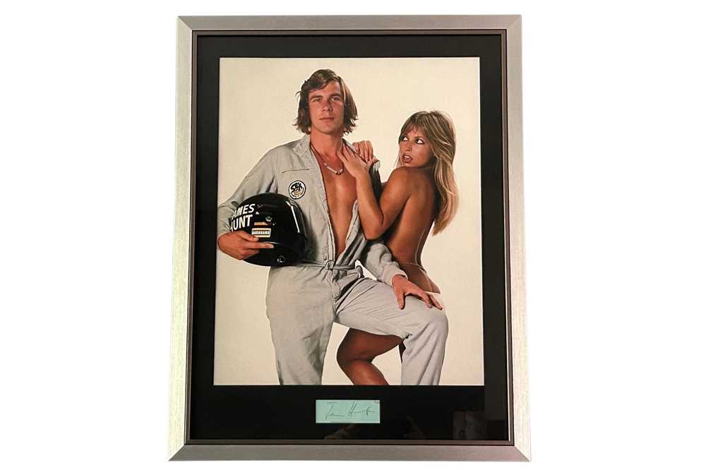 Lot 124 - James Hunt Autograph Presentation (1947 - 1993)