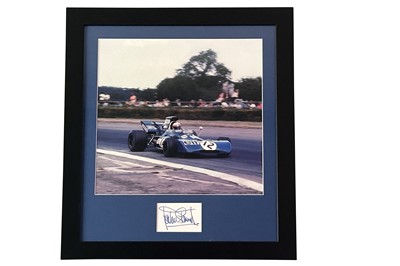 Lot 100 - Jackie Stewart Tyrrell Autograph Presentation