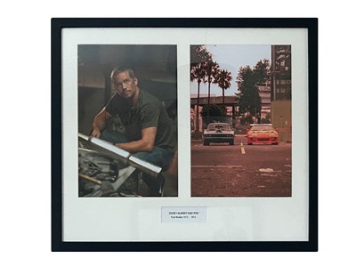 Lot 134 - Paul Walker (1973 – 2013) Fast & Furious Autograph Presentation