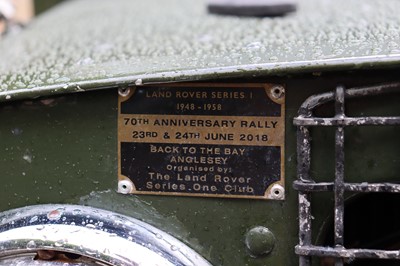 Lot 114 - 1958 Land-Rover Series I 88"