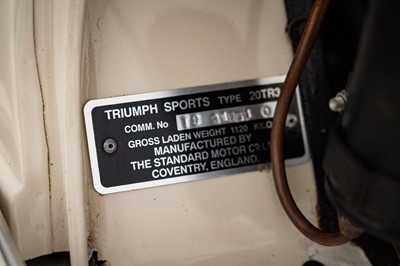 Lot 158 - 1957 Triumph TR3