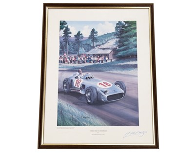 Lot 122 - Tribute To Fangio by Richard Wheatland (Signed)