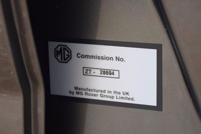 Lot 13 - 2005 MG ZT-T 190+