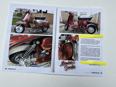 Lot 121 - 1967 Lambretta SX150 Special