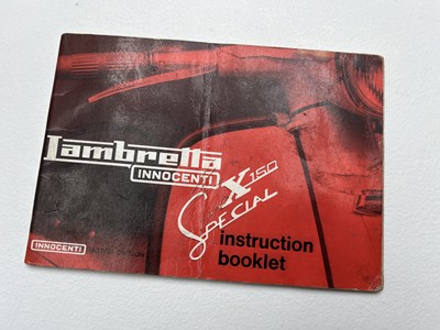 Lot 121 - 1967 Lambretta SX150 Special