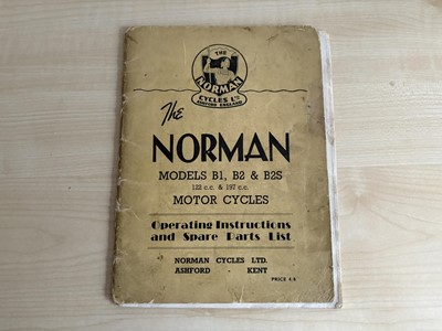 Lot 355 - 1952 Norman B2 De-Luxe