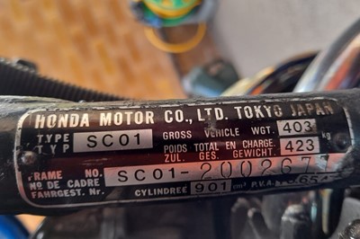 Lot 247 - 1979 Honda CB900F2 Supersport