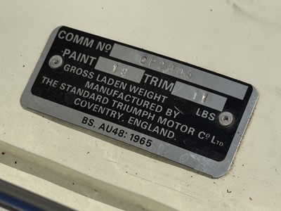Lot 25 - 1968 Triumph TR5