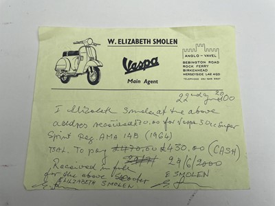 Lot 144 - 1964 Vespa 50S