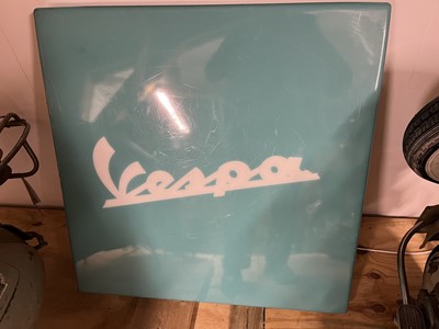 Lot 125 - c.1995 Original Vespa dealers' illuminated showroom sign