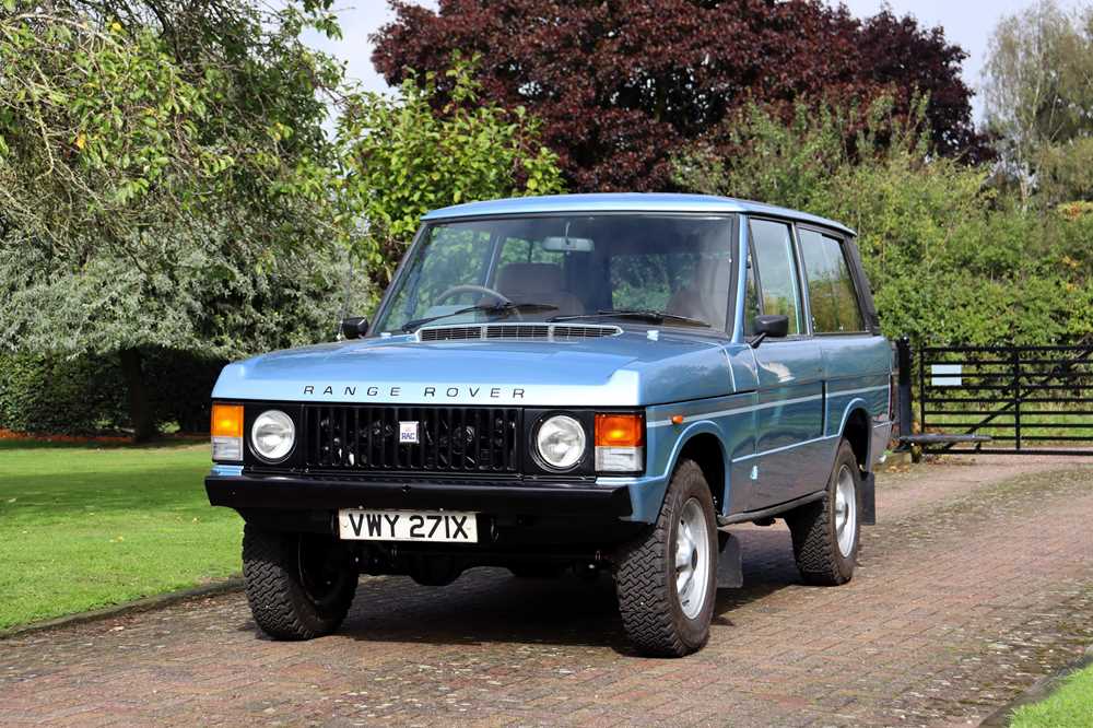 Lot 14 - 1981 Range Rover In Vogue Two-Door