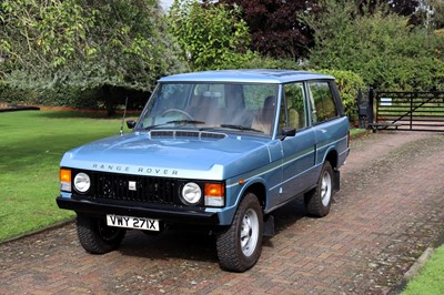 Lot 14 - 1981 Range Rover In Vogue Two-Door