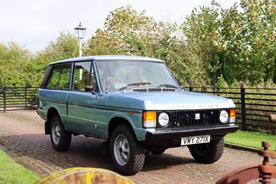Lot 14 - 1981 Range Rover In Vogue Two-Door