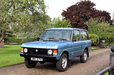 Lot 14 - 1981 Range Rover In Vogue Two-Door