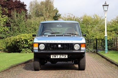 Lot 14 - 1981 Range Rover In Vogue Two-Door