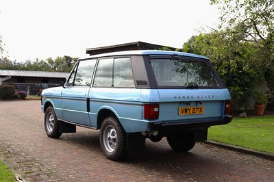 Lot 14 - 1981 Range Rover In Vogue Two-Door