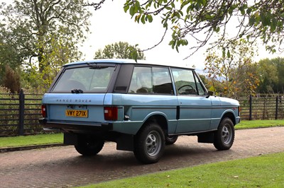 Lot 14 - 1981 Range Rover In Vogue Two-Door