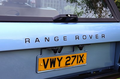 Lot 14 - 1981 Range Rover In Vogue Two-Door