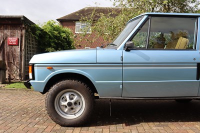 Lot 14 - 1981 Range Rover In Vogue Two-Door
